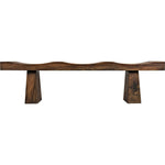 Noir Shibumi Bench, Munggur Wood, 70" W
