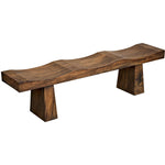 Noir Shibumi Bench, Munggur Wood, 70" W