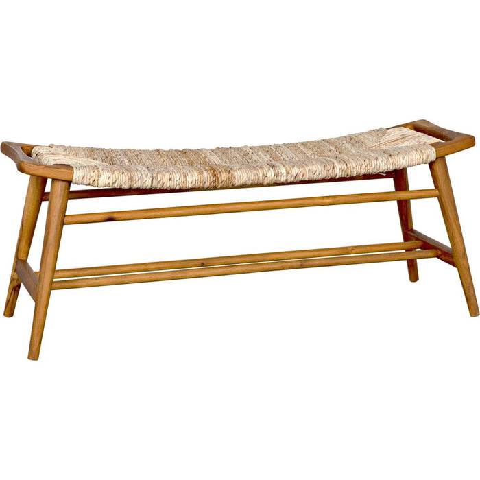 Noir Stockholm Bench w/ Woven, 47" W