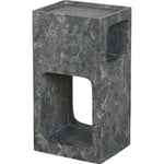 Noir Murakami Side Table - Marble, 10"