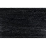 Noir Kir Bench, Hand Rubbed Black - Mahogany, 74" W