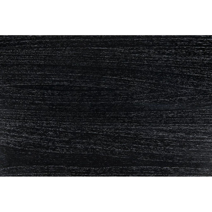 Noir Kir Bench, Hand Rubbed Black - Mahogany, 74" W