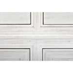 Noir Kir Bench, White Wash - Mahogany, 74" W