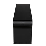 Noir Jabali Bench - Industrial Steel, 59.5" W