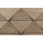Noir Draco Sideboard w/ Steel Stand, Washed Walnut, 36" W