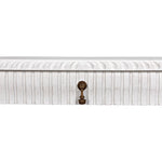 Noir Portuguese Console, White Wash - Mahogany, 72.5" W