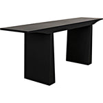 Noir Truss Console, Black Metal - Industrial Steel, 78" W