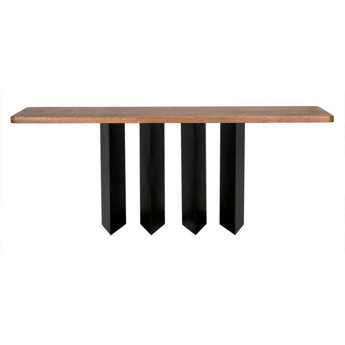 Noir Delta Console w/ Metal Base, 80" W