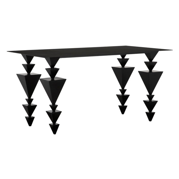 Primary vendor image of Noir Sagrada Desk - Industrial Steel, 59" W