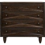 Noir Diamond Chest, Ebony Walnut, 36" W