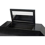 Noir Rhiana Dresser, Hand Rubbed Black - Mahogany & Veneer, 38.5" W
