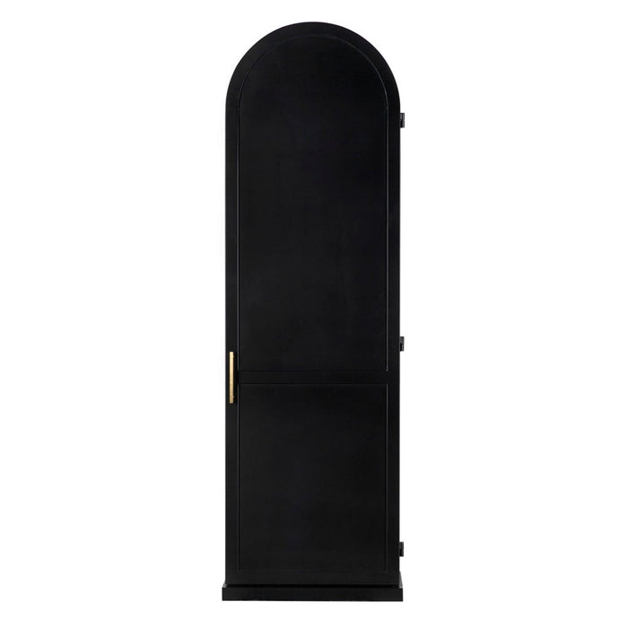 Primary vendor image of Noir New Tyrol Hutch, Left - Industrial Steel, 26" W