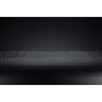 Noir Hera Coffee Table, Black Steel, 24"