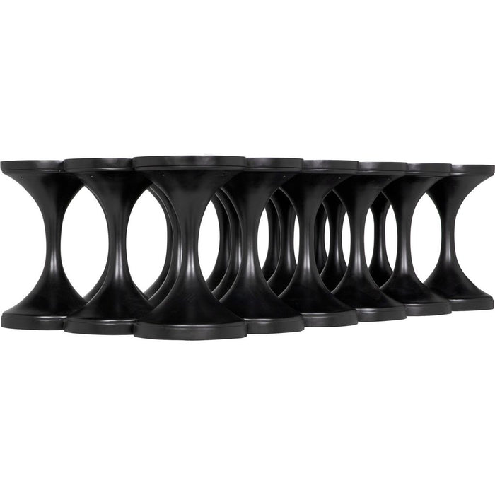 Noir Jericho Coffee Table - Mahogany, 30"