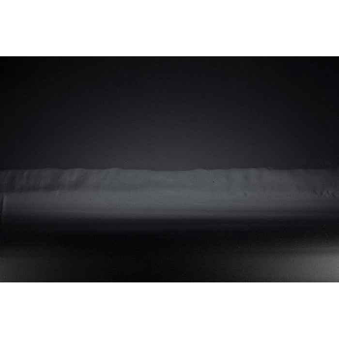 Noir Eclipse Round Side Table, Black Steel, 22"