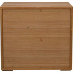 Noir SL05 Side Table, Gold Teak, 18"