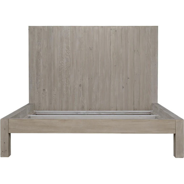 CFC Reclaimed Douglas Fir Bed, Grey Wash Wax