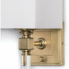 Regina Andrew Crystal Tail Sconce, Natural Brass-Wall Sconces-Regina Andrew-Heaven's Gate Home