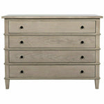 CFC Dennis 4-Drawer Reclaimed Oak Wood Dresser, Oak, 42" W