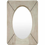 CFC Reclaimed Lumber Musas Mirror, Steel Insets-Mirrors-CFC-Heaven's Gate Home, LLC