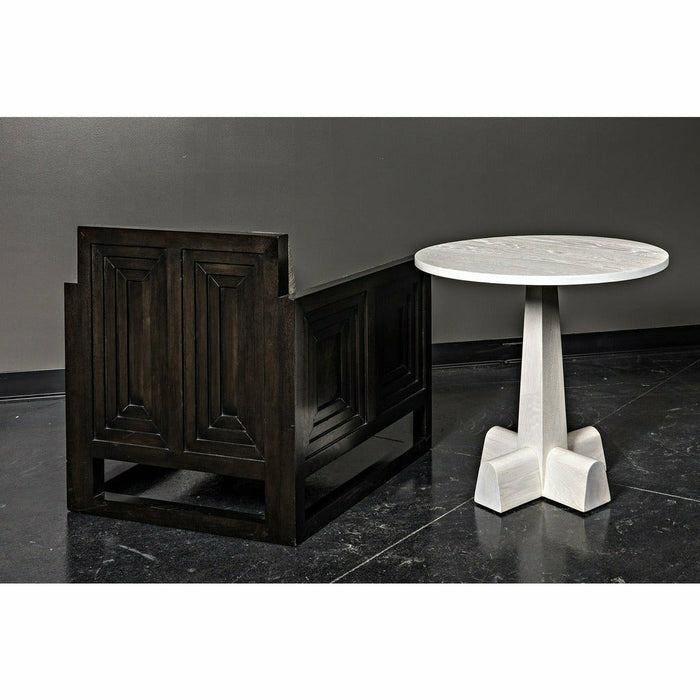 CFC Camellia Round Side Table, Oak, 28" Dia.