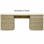 CFC Milo Reclaimed Douglas Fir Handsome 6-Drawer Desk, 80" W