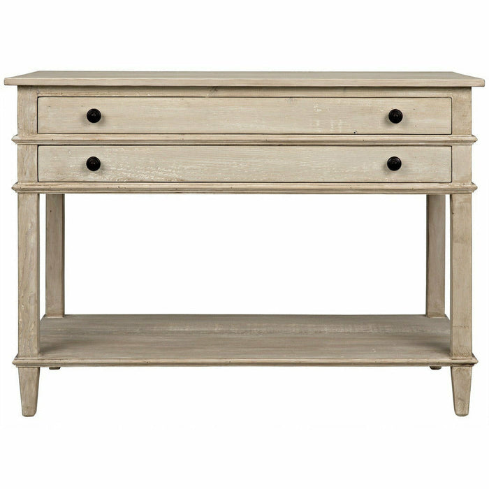 CFC Alex Reclaimed Douglas Fir/Alder 2-Drawer, 1 Shelf Nightstand, 42" W
