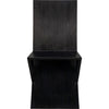 Noir Tech Dining Chair, Charcoal Black - Sungkai/Mindi, 16" W