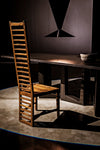 Noir Morris Dining Chair, Teak, 19" W