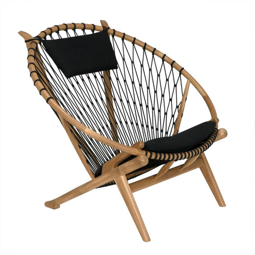 Primary vendor image of Noir Mateo Chair, Bleached Teak, 44" W