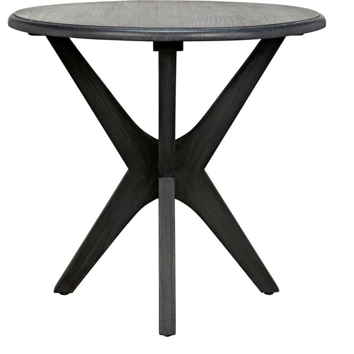 Noir Fox Side Table - Mindi, 23.5"