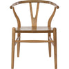 Noir Zola Dining Chair, Natural - Sungkai/Mindi, 22" W
