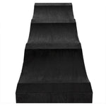 Noir Shibumi Bench, Burnt Black Finish - Munggur, 70" W