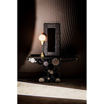 Noir Faustus Mirror, Charcoal Black
