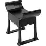 Noir Wey Stool, Charcoal Black - Mindi, 26" W