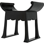 Noir Wey Stool, Charcoal Black - Mindi, 26" W