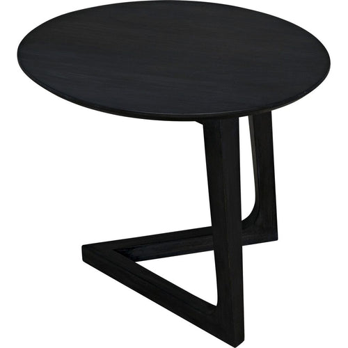 Noir Cantilever Table, Charcoal Black - Sungkai/Mindi, 17.5"