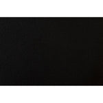 Noir Marabu Chair, Charcoal Black w/ Leather, 37" W