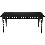 Noir Pericles Table/Desk - Mindi & Veneer, 36"