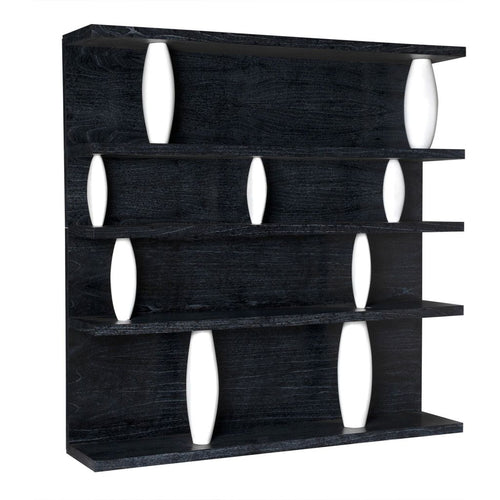 Primary vendor image of Noir Dorian Shelving - Mahogany, 78" W