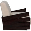 Noir Slide Chair w/US Made Cushions, 30.5" W