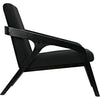 Noir Lamar Chair, Charcoal Black, 26" W