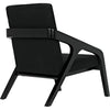 Noir Lamar Chair, Charcoal Black, 26" W