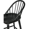 Noir Gloster Bar Chair, Charcoal Black - Sungkai/Mindi, 18" W
