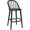Primary vendor image of Noir Gloster Bar Chair, Charcoal Black - Sungkai/Mindi, 18" W