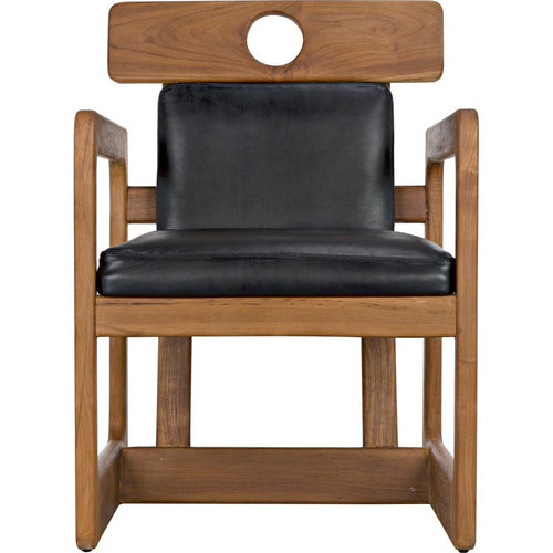 Noir Buraco Arm Chair, Teak, 21.5" W