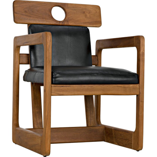 Primary vendor image of Noir Buraco Arm Chair, Teak, 21.5" W