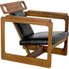 Noir Buraco Relax Chair, Teak, 25" W