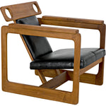 Noir Buraco Relax Chair, Teak, 25" W