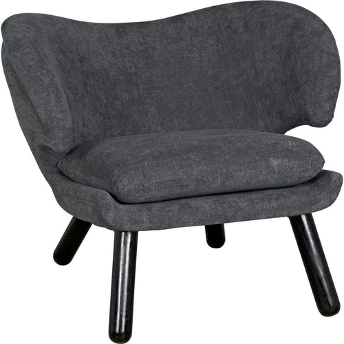 Primary vendor image of Noir Valerie Chair w/ Grey Fabric, 31" W